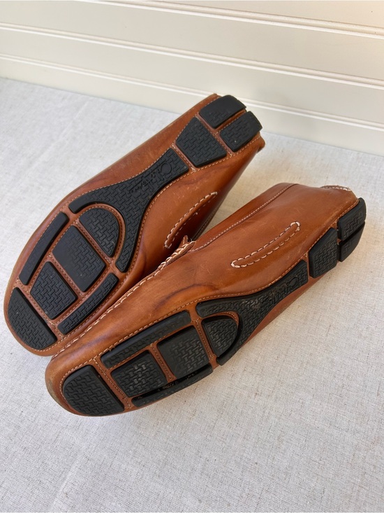 Cole Haan Tan Leather Penny Loafers main image 7
